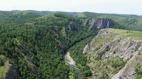 Russia Muradymov Gorge in the Republic of Bashkortostan