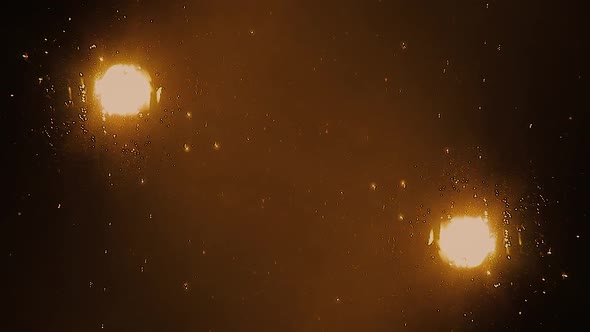 Water Drops On Black Glass alt