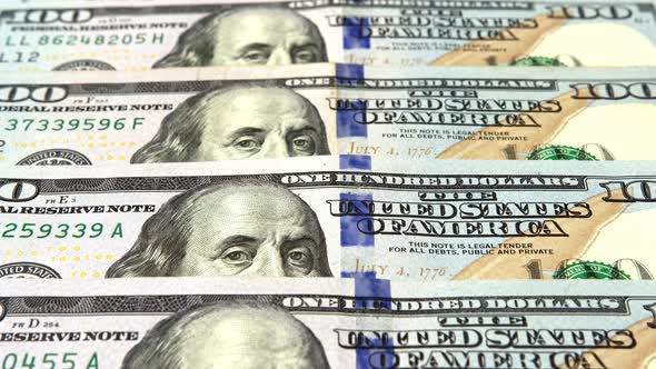 Hundred Dollar Notes Macro Shot alt