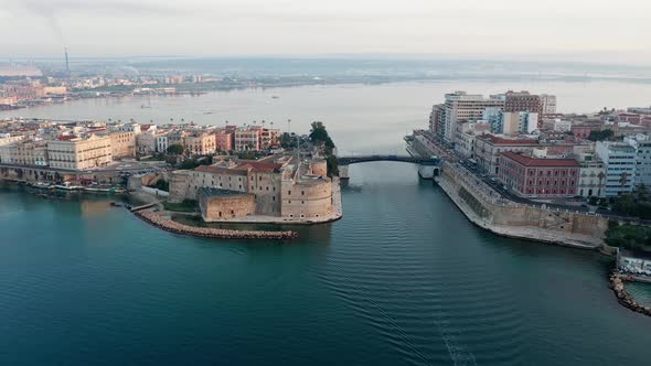 Aerial view of Taranto