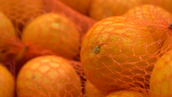 Yellow Lemon a Lot of Close Up Spining on a  Background in Store for Buyer. alt