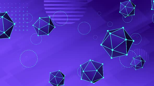 Purple polyhedra Muve