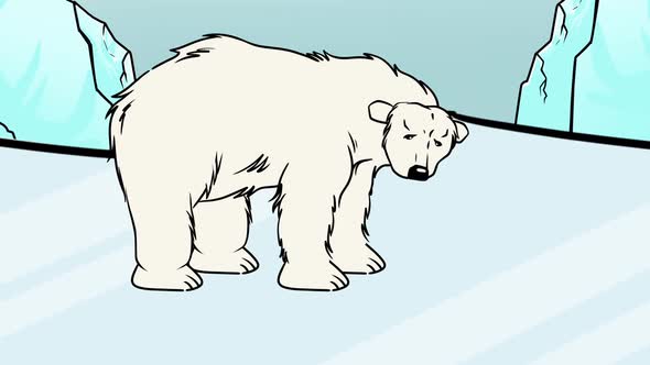 Unhappy Snow Bear alt