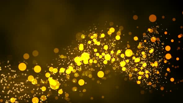 Gold Spark Abstract Background