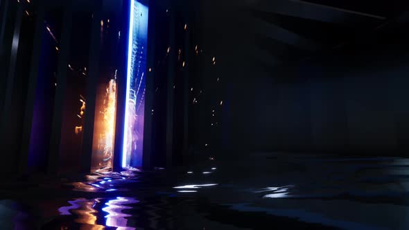 Round Platform, Virtual Entertainment Studio Set Background 7 alt