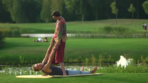 Thai Massage Stretching Exercise alt