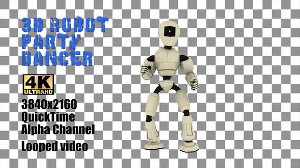3d Party Dancer Robot Humanoid
