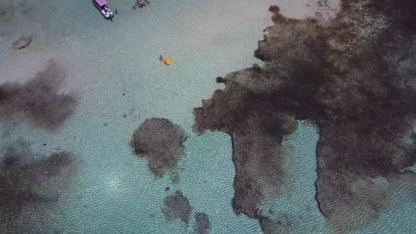 4k 24fps Drone Shoot Of Natural Pool With Crystal Water alt