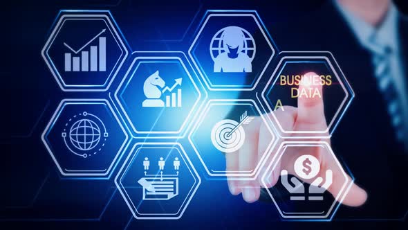 Business Data Analysis Concept alt