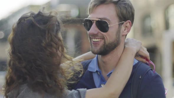 Couple embracing alt