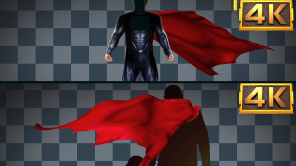 4K 2 In 1 Superman's Cloak