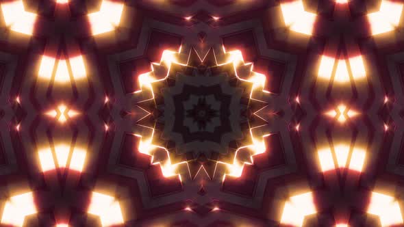 Neon Light Glow Kaleidoscope V3