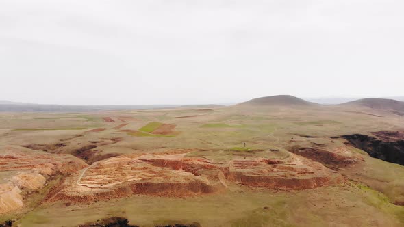 Excavation Area By Ani Ruins On Armenian Border Side alt