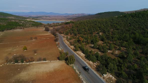 Aerial View Of Road alt