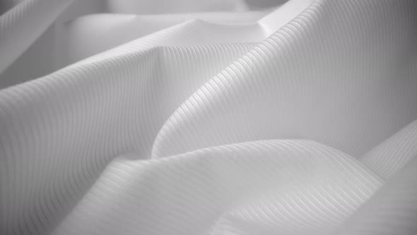 Shiny Flowing Cloth Texture Dolly Shot in Close Up View Macro Shot alt