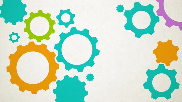 Cogwheel Animation 4K alt