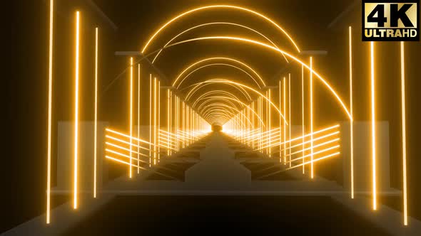 4 Abstract Shape Neon Corridor Pack alt