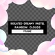 Isolated Dreamy Pastel Rainbow Clouds Frame - VideoHive Item for Sale
