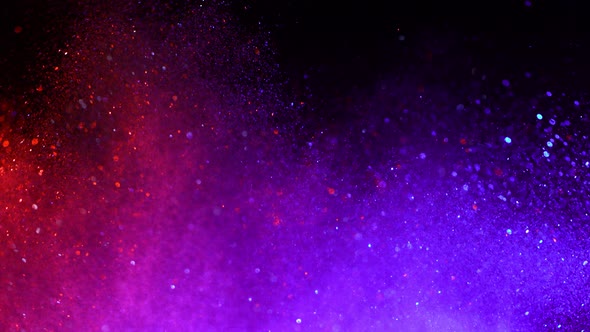 Super Slow Motion Shot of Glitter Background at 1000Fps alt