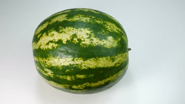 Watermelon On A White Surface