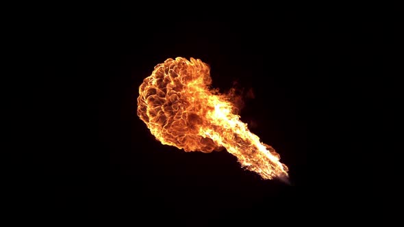 Fire explosion, Slow Motion alt