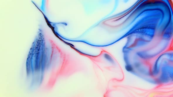 Abstract Colorful Vibrant Paint Ink Movement  alt