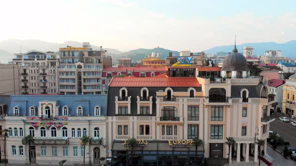 Casinos, Restaurants And Bars In Arab Street In Batumi