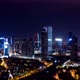 4 K City Skyscrapers Night Aerial Hyperlapse - VideoHive Item for Sale