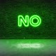 No Neon Sign Green - VideoHive Item for Sale