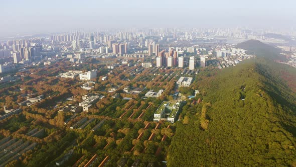 Aerial photography of Huazhong University of science and Technology Campus alt