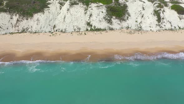 Aerial view to a beautiful beach on Black Sea, Bulgaria