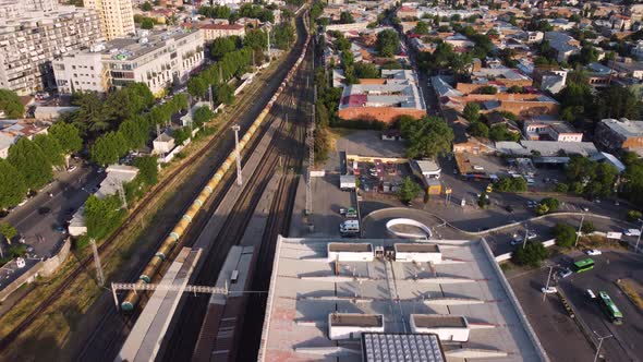 Freight Train In The Evening City alt