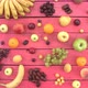 Fruits on Pink Ecological Background - VideoHive Item for Sale