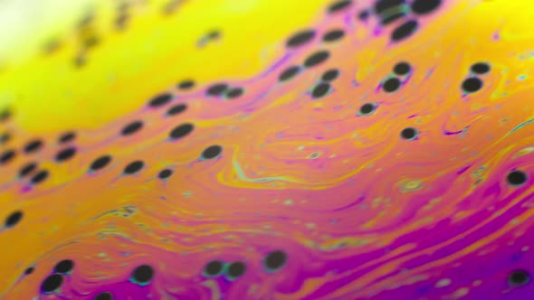 Colorful Abstract Background Fluid Rainbow Colors in Motion, Macro Shot alt