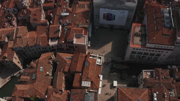 Beautiful Orange Roofs of Venice in Italy alt