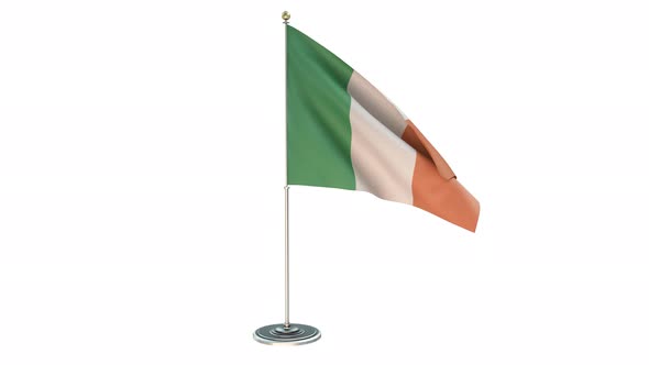 Ireland Office Small Flag Pole