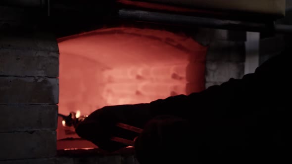 Firing of Metal Blanks in a Furnace