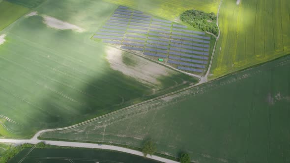 Aerial Photovoltaic Farm 01