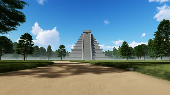 Maya Pyramid Background alt