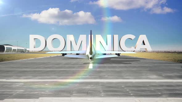 Commercial Airplane Landing Country   Dominica