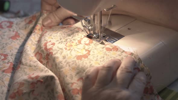 Work On The Sewing Machine 