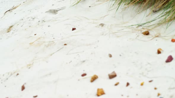 Thoughtful mature woman in shawl feeling cold alt