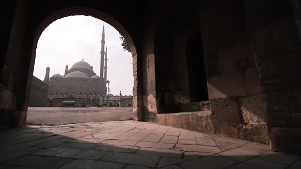 Salah Al Din Mosque Pan Left