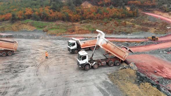 Open Pit Mining Excavation Dump Site 11