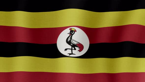 The National Flag of Uganda