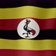 The National Flag of Uganda - VideoHive Item for Sale