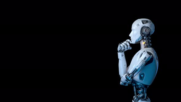 Human-like robot thinking out loud