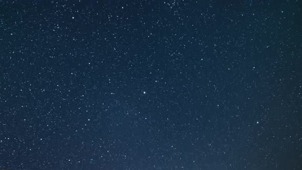 Blue Night Sky with Millions Stars in Dark Astronomy Background alt