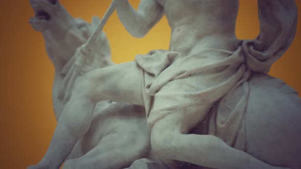 Close Up of the Neptune Statue