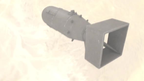 Atomic Bomb Falling To The Desert alt